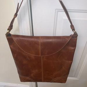Brown Leather diba true shoulder bag